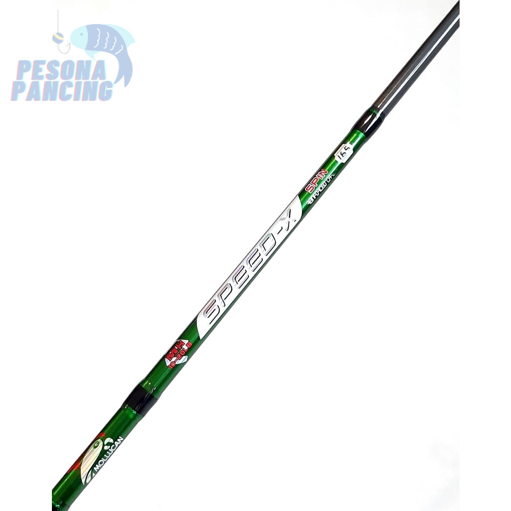 Joran Pancing  CARBON MOLLUCAN SPEED X 165-180 Kekuatan 10-20LBS Sangat KUAT dan MURAH
