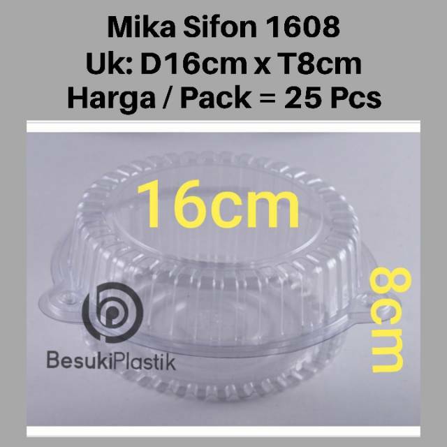Mika Sifon 1608 / Mika Sifon 16cm / Mika Bulat 18cm / Mika Kue Bulat 16cm / Mika Kue Bulat