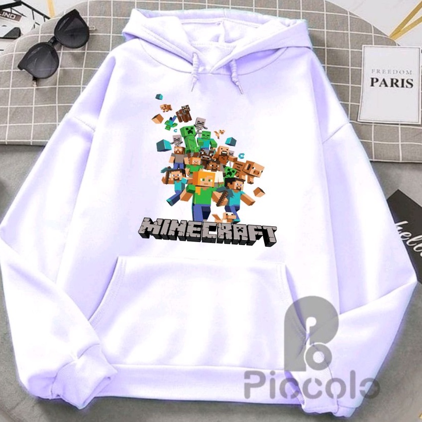 JAKET ANAK HOODIE ANAK MINECRAFT BAHAN PREMIUM