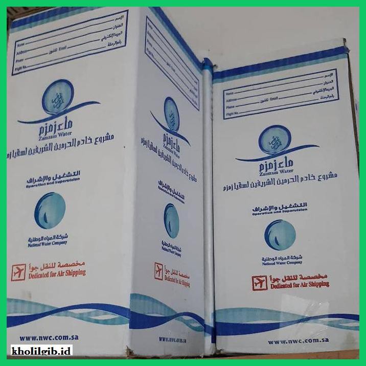 

lanoisidartdrink- air zam zam 5 liter/ zam zam barcode ori/ zam zam water -asliii-bngittt.