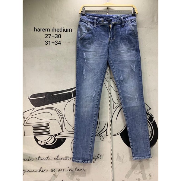 Celana Jeans Harem