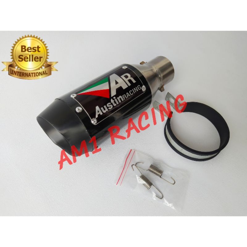 Slincer knalpot racing AR Austin Gp1r Gp1 r knalpot Austin racing gp1r grosir ecer