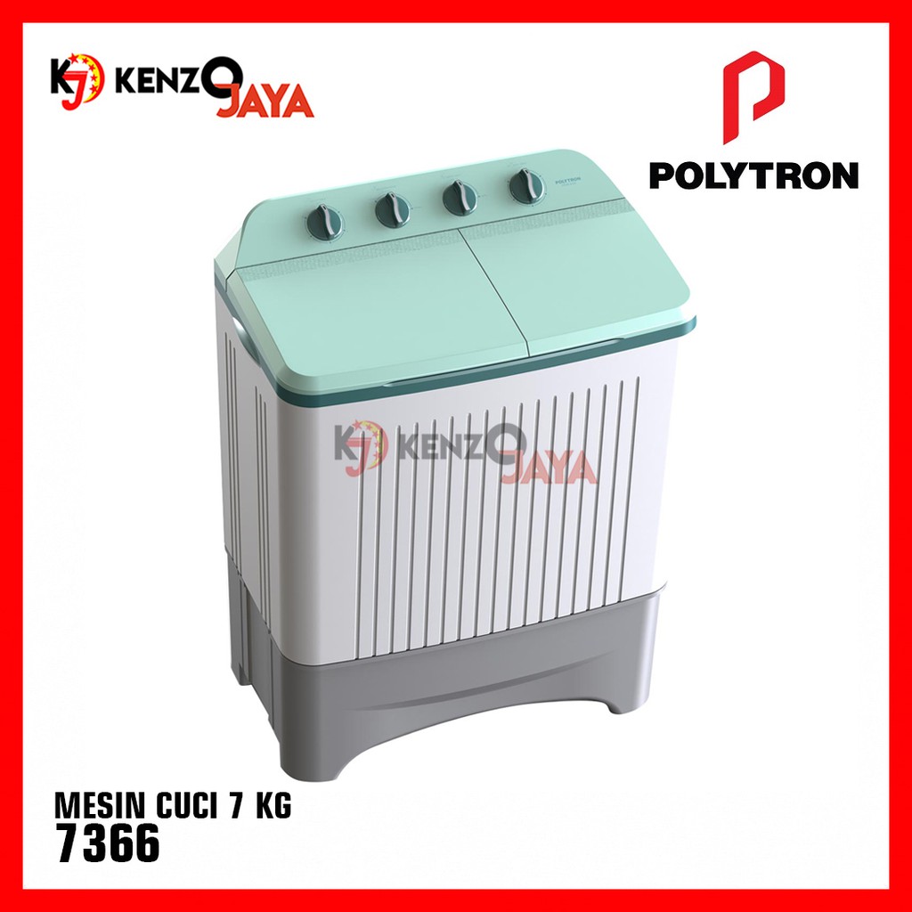 Mesin Cuci POLYTRON PWM-7366 | 7.5 Kg