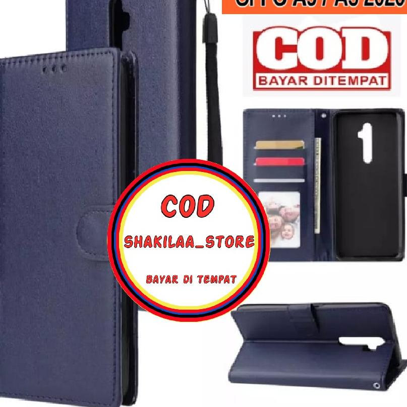COD  9.9 CASE FLIP CASE KULIT FOR OPPO A5 / A9 2020 - CASING DOMPET-FLIP COVER LEATHER-SARUNG HP [KODE ]