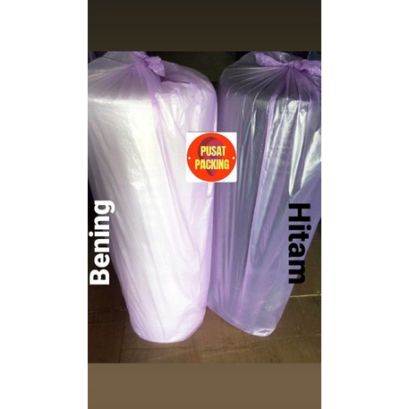 

Bubble wrap hitam + bening , kuat dan elastis