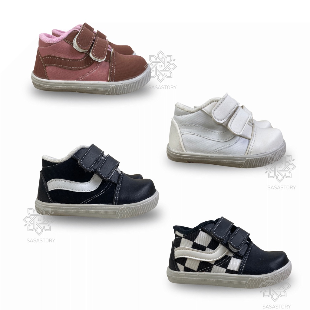 Sasastory Sepatu Sneaker Anak Laki Laki Usia 1 2 3 Tahun Sepatu Sneaker Anak Perempuan Usia 1 2 3 Tahun Sepatu Formal Anak Sepatu Gaya Anak Sepatu Trendy FA27