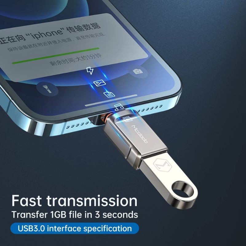 Mcdodo OTG iPhone To Flash Drive UBS A Untuk Pindah Data iPhone