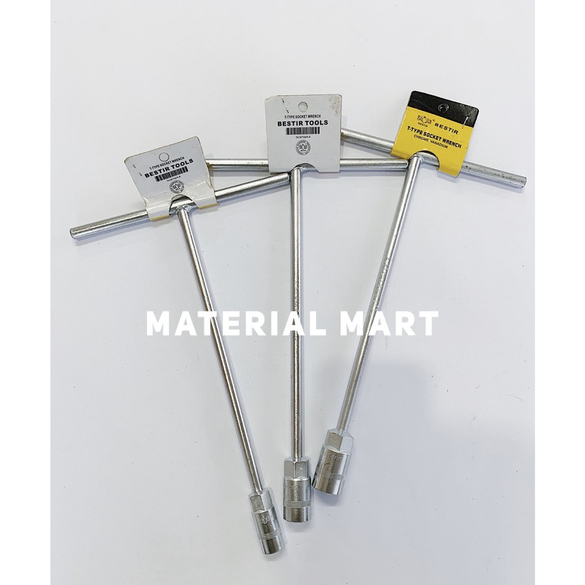 Kunci Sok T 14mm | Kunci Sock T 17mm | Kunci T 19mm | 14 | 17 | 19 mm | Material Mart