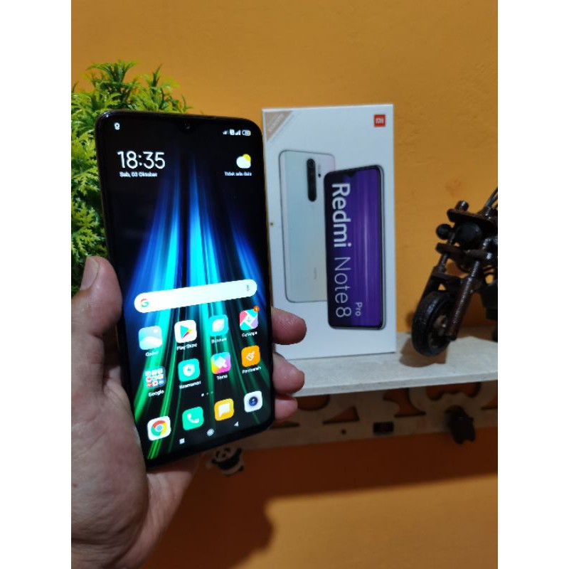 Redmi Note 8 Pro ram 6 64GB fulset aman semua