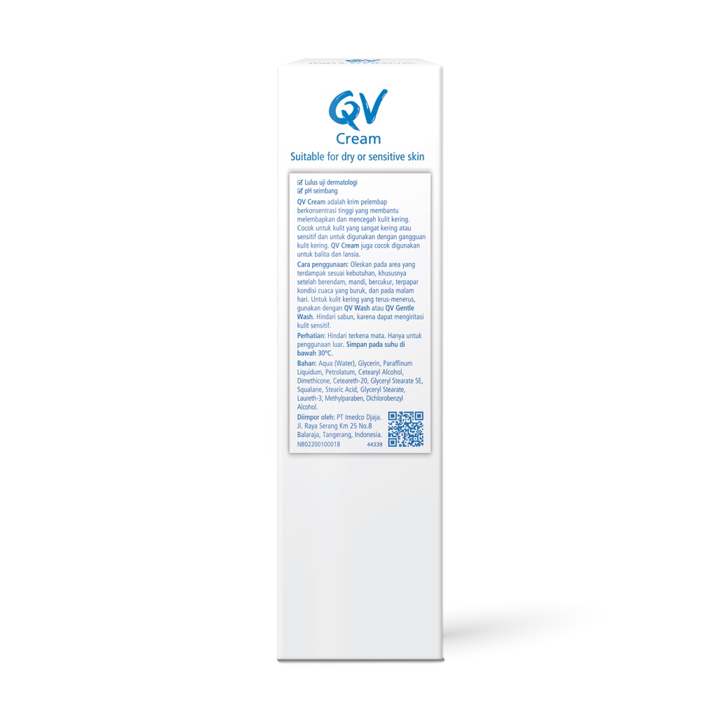 QV Cream 100 gr 100gr Dermatologis EGO BPOM