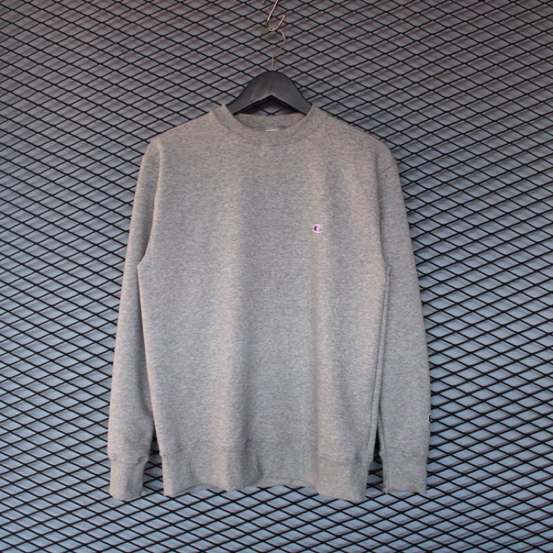 CREWNECK CHAMPION BASIC LOGO GREY
