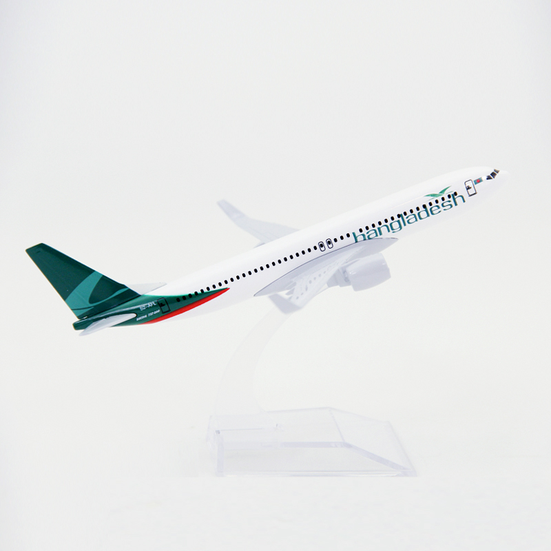 Boeing 737 Model Pesawat Terbang Thai Malindo Bangladesh Brazil Indonesia Shenzhen Airlines B737 Bahan Metal Ukuran 16CM