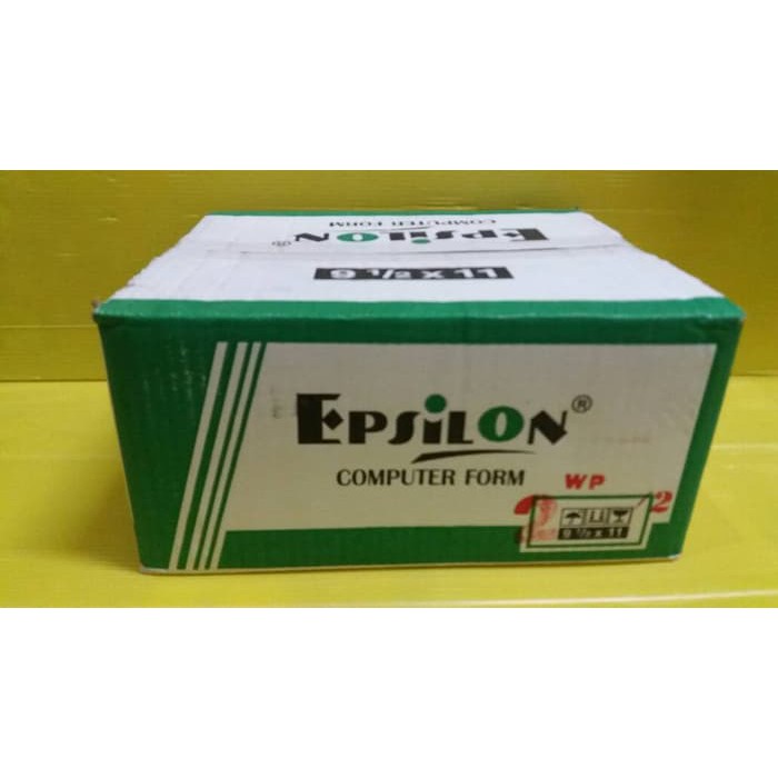 

Epsilon Cont Form 9 1/2 x 11 : 2 2 Ply (K2 : 2) | Kertas Komputer