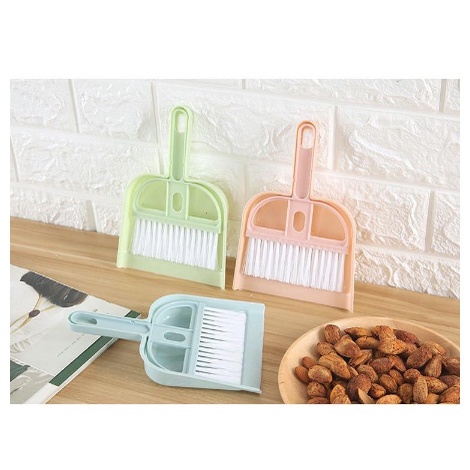 Sapu &amp; Pengki Mini Set /  Sapu Pengki Mini Set Mini Dustpan Serokan Mini Set Sapu Karpet Mobil Pembersih Meja 20026