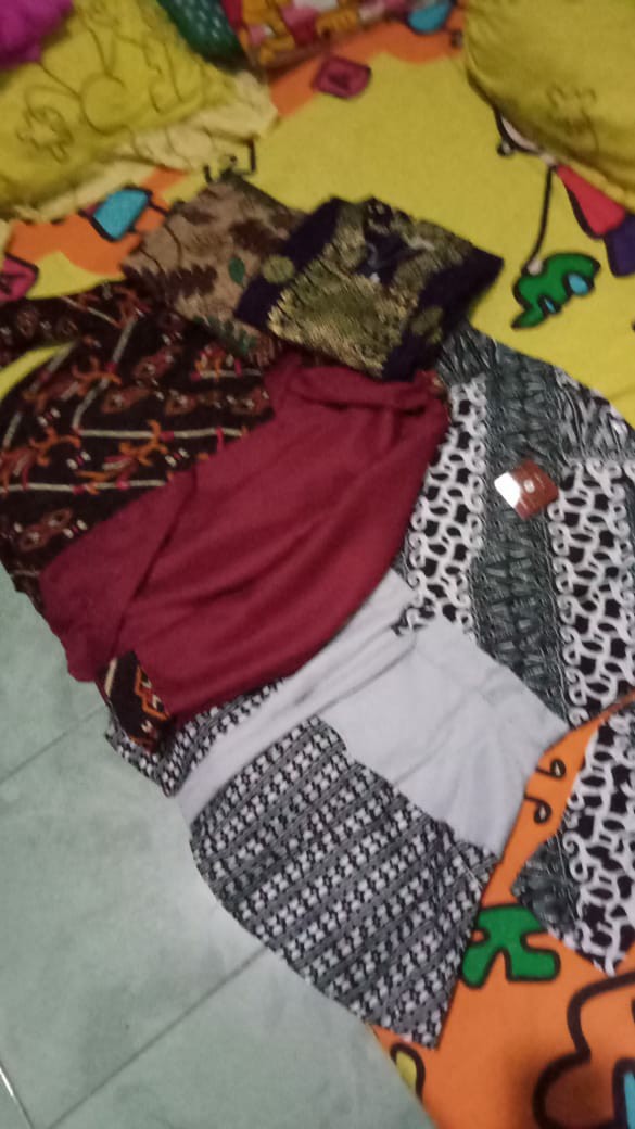 Atasan Batik Dolby Dolbi Dobby Doby Tenun Sutra Tulis Halus Katun Atbm Baron ,sarombit Atasan