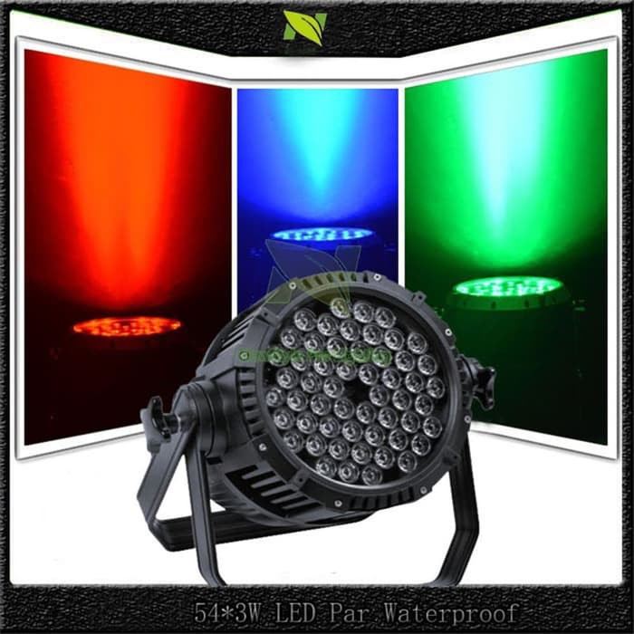 Waterproof PAR LED 54x3W Full Color (3 in 1)