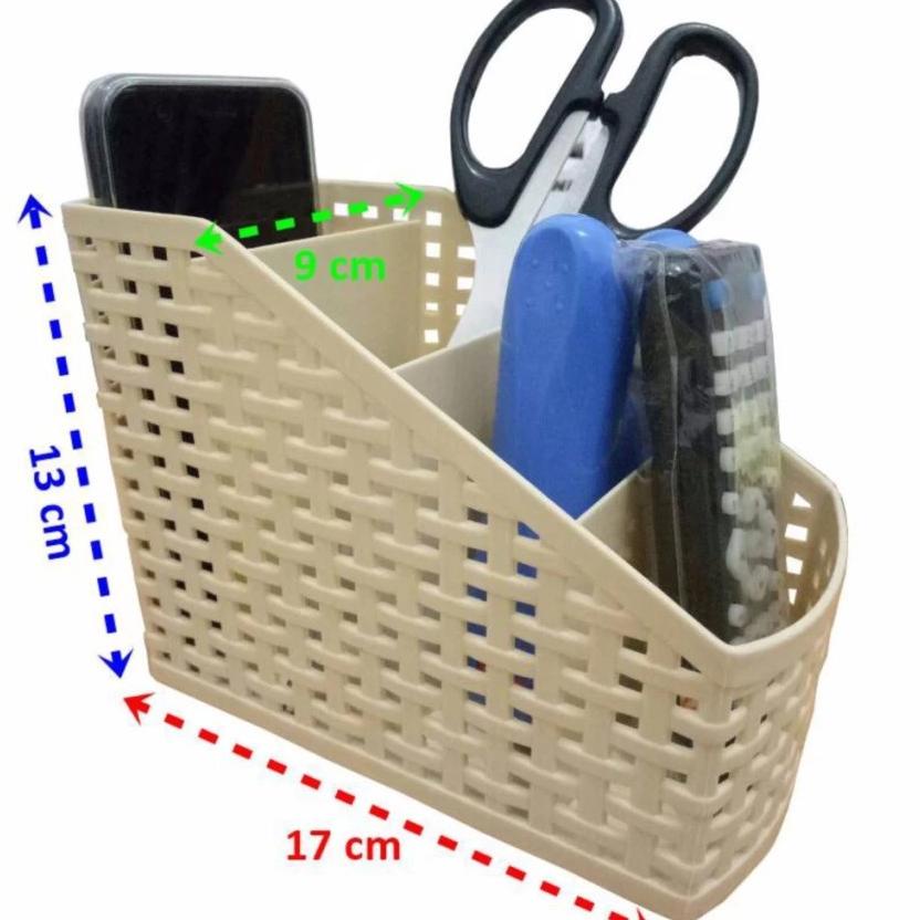 

ALFA ORGANIZER MASPION / Rak Mini 4 Sekat -Tempat Alat Tulis