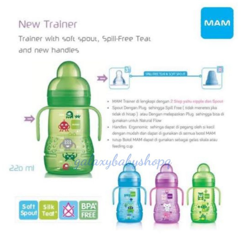 MAM botol trainer cup 220ml