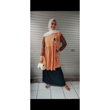 COD PROMO TUNIK WANITA TERBARU 2021 KEKINIAN REMAJA TUNIK REMAJA  TUNIK LEMONSKIN PREMIUM DRESS