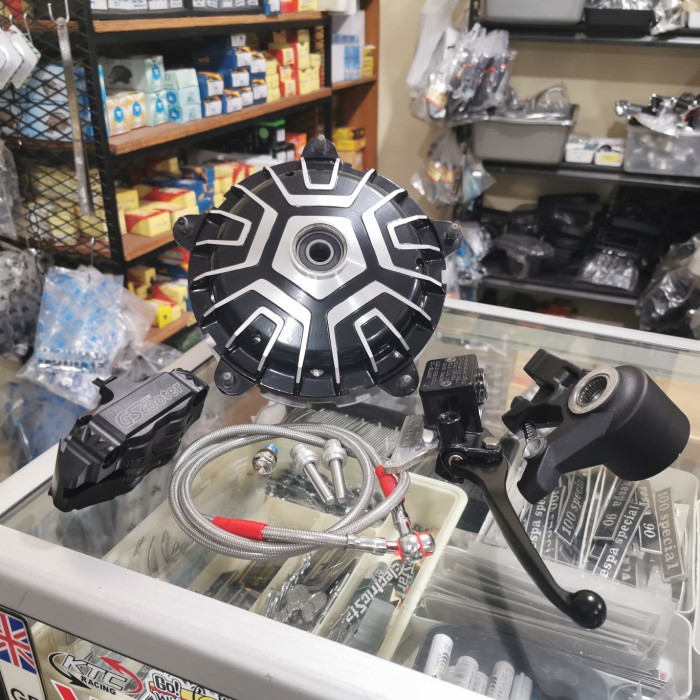 Cakram Depan Master atas GS set Gscooter 2.0 Vespa PXE Excel Spartan Exclusive2