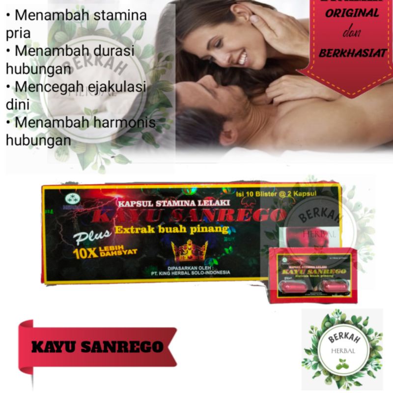 Herbal Kapsul Kayu Sanrego Original