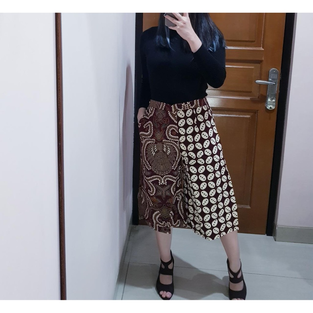 3526 batik kwok culottes pants