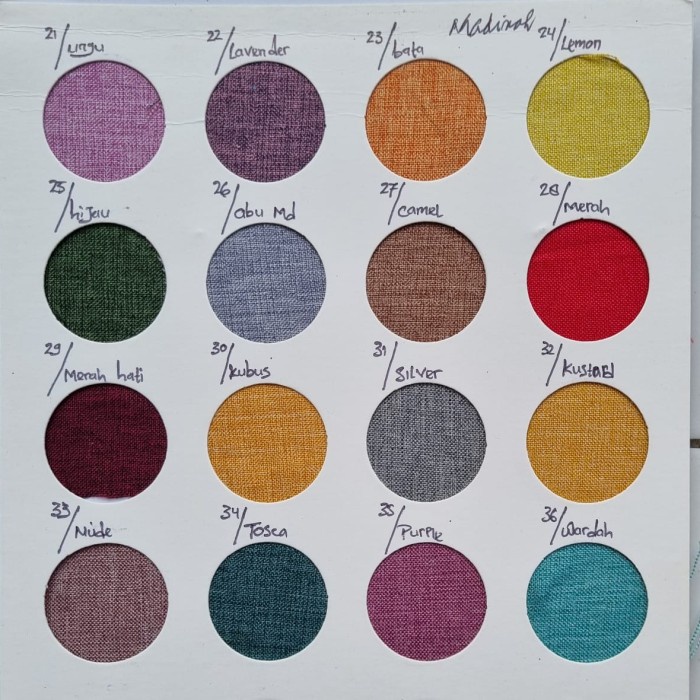 Kain Katun Madinah Original Motif Kotak Lebar 150cm Kain Polos Meteran