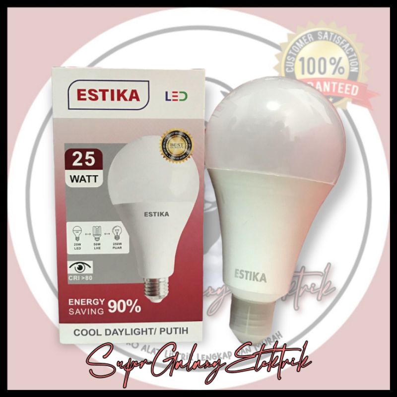 Lampu Led Estika Bergaransi / Lampu LED Bagus Bergaransi / Bohlam Lampu LED Garansi