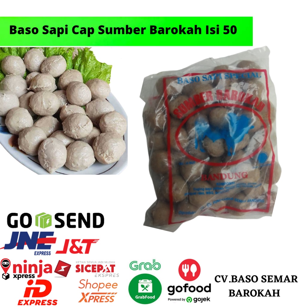 

Baso Sapi Spesial Cap Semar Isi 50