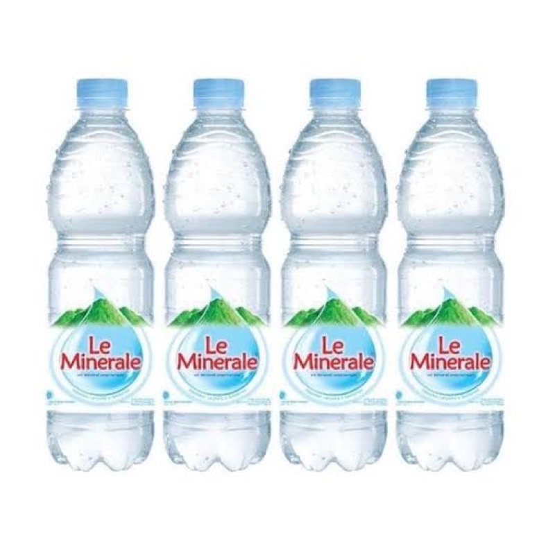 Air Mineral Kemasan Le Minerale Botol 600 ml isi 24 pcs 1 dus Khusus pengiriman Sameday atau Instant