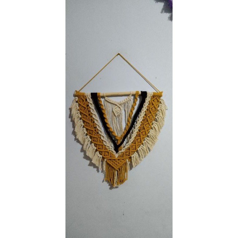 READY STOK) macrame Hiasan dinding / macrame wall hanging (HD 086)