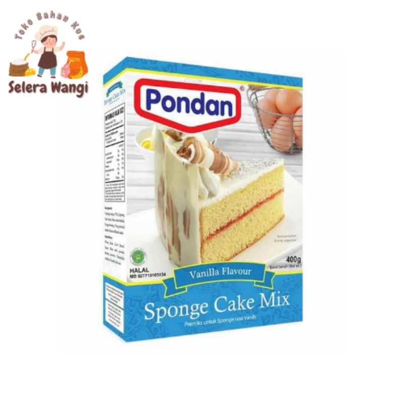 

PONDAN SPONGE CAKE MIX VANILLA 400 gr