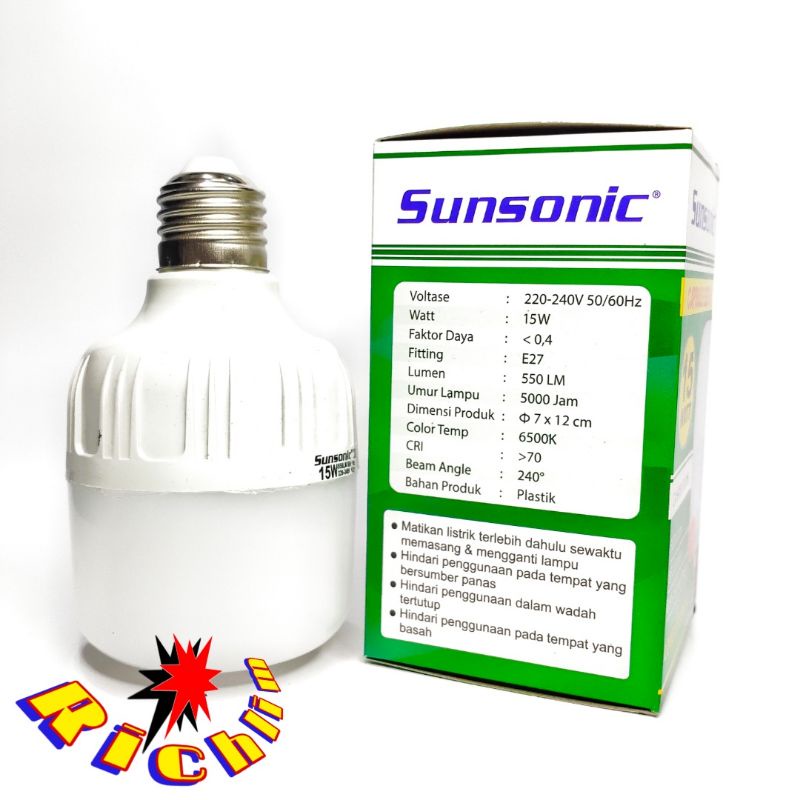 Lampu Led 15 watt / Bohlam Led 15 watt