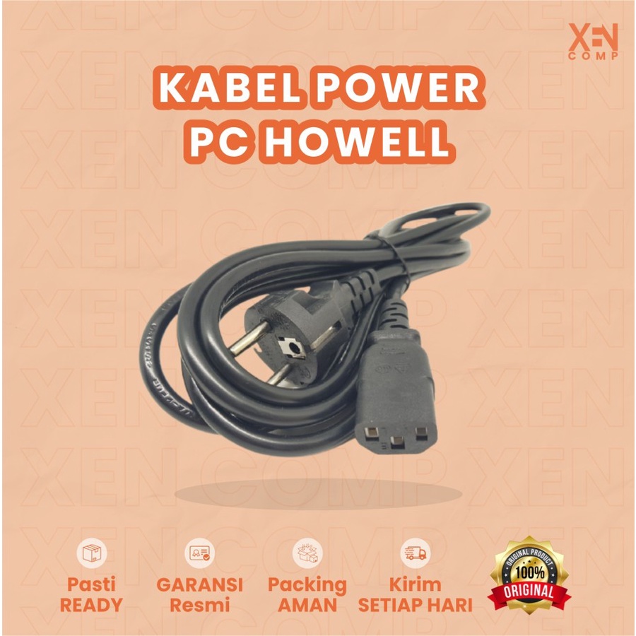 KABEL POWER PC Komputer Monitor 1,8Meter HOWELL