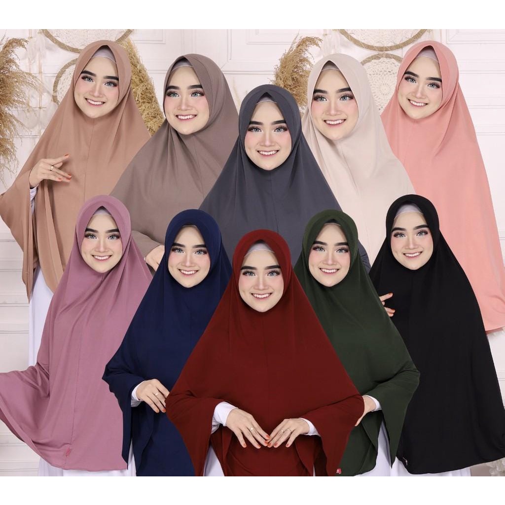 Hijab Instant Antem Jumbo Kerudung Instan Geblus Syari