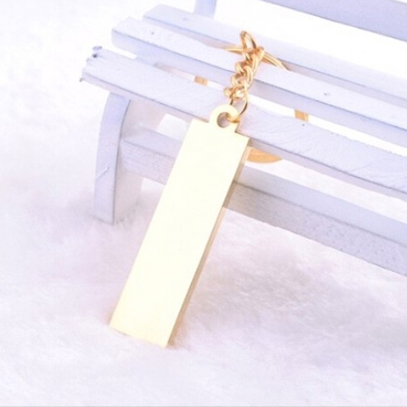 {LUCKID}Fashion-Metal-Faux-Gold-Bar-Ingot-Bullion-Keychain-Key-Chain-Keyring-Keyfob