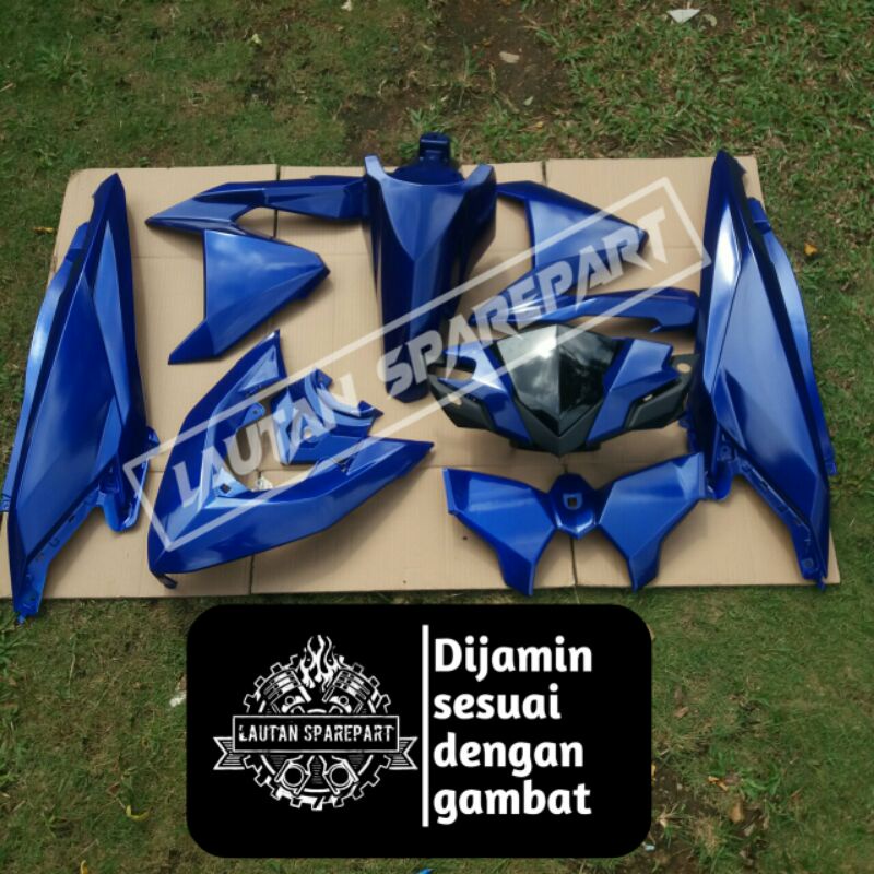 FULL BODY HALUS HONDA VARIO 125 - 150 LED LAMAM / OLD 2016 - 2017 WARNA BIRU GLOSSY