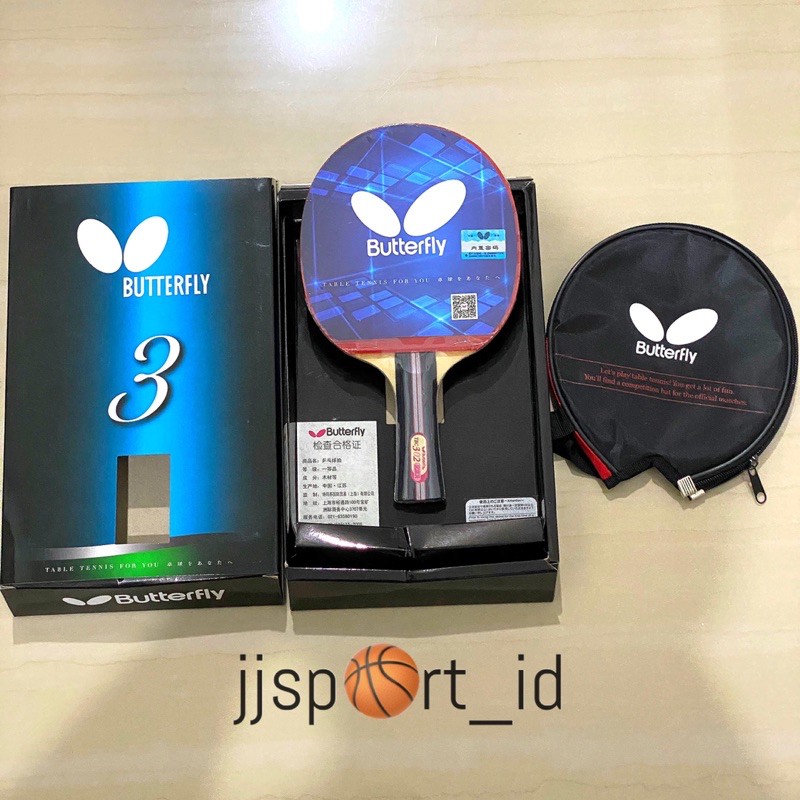 Bet Pingpong Bet Tenis Meja Bat Tenis Meja Bat Pingpong Butterfly TBC 302 ORIGINAL