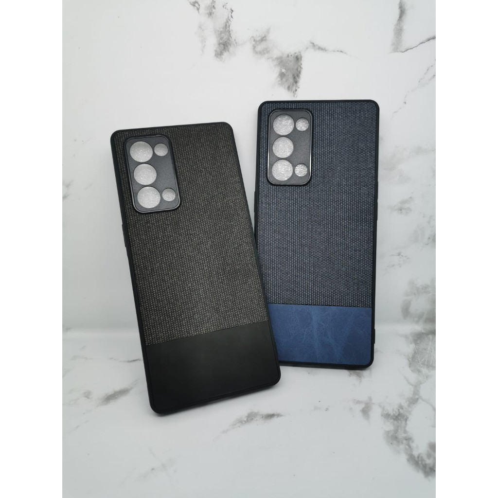 OPPO RENO 7 7Z 5G / RENO6 / RENO 6 PRO 5G / RENO 5 / RENO 5F 4G / 5G SOFT CASE FABRIC DENIM COVER