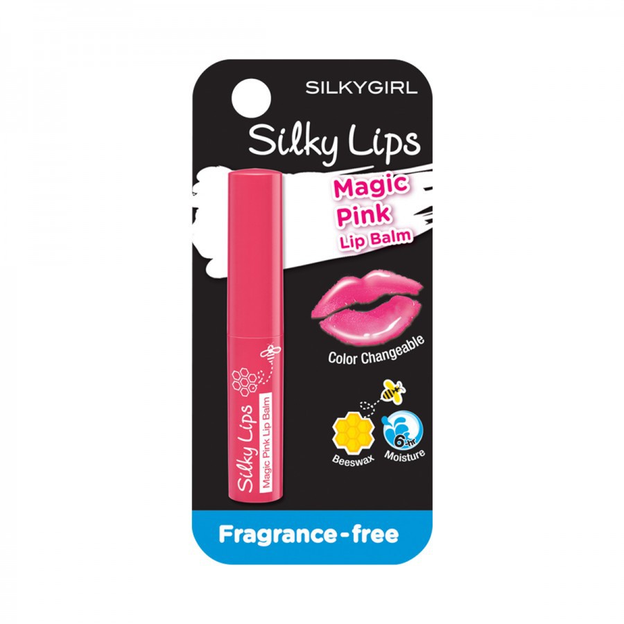 SILKY GIRL magic pink lip balm / vitamin bibir