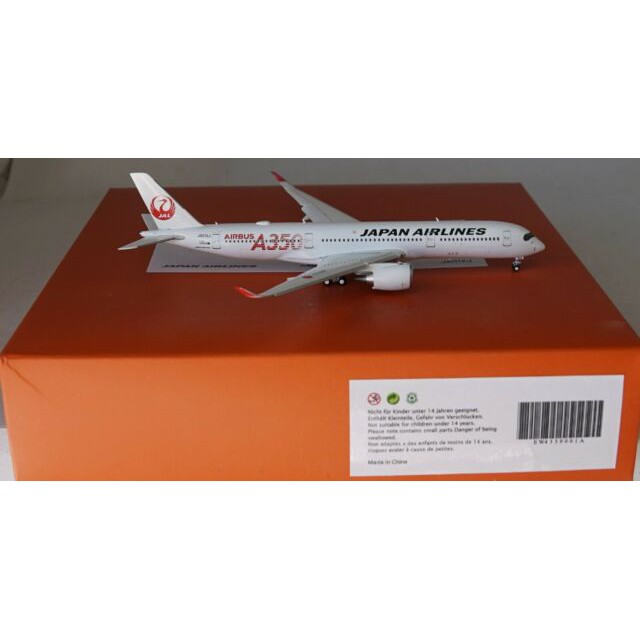 JAL Japan Airlines Airbus A350-900 JA01XJ JC Wings 1:400