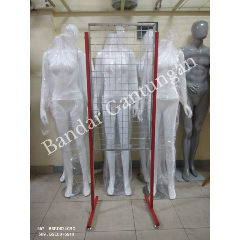 Ram Kaki Merah 50 x 120/Ram Kaki Mundo/Ram Berdiri/Ram Ada Kaki