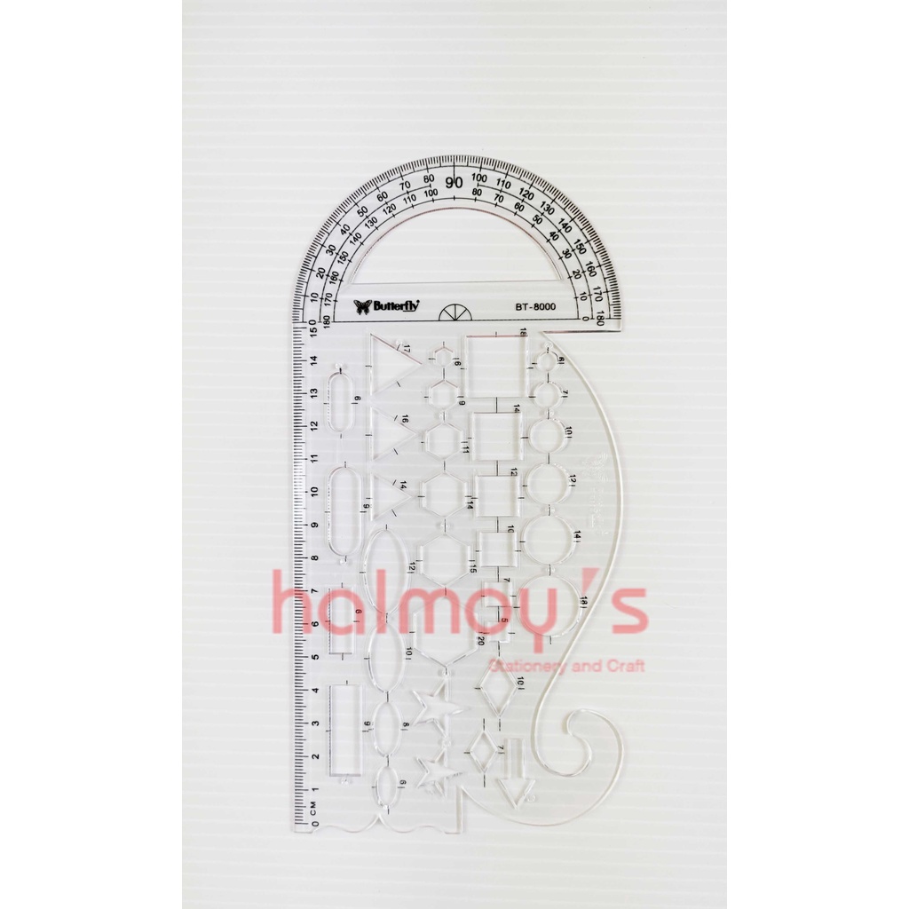 

PENGGARIS / ROL PLASTIK BUTTERFLY BT - 8000