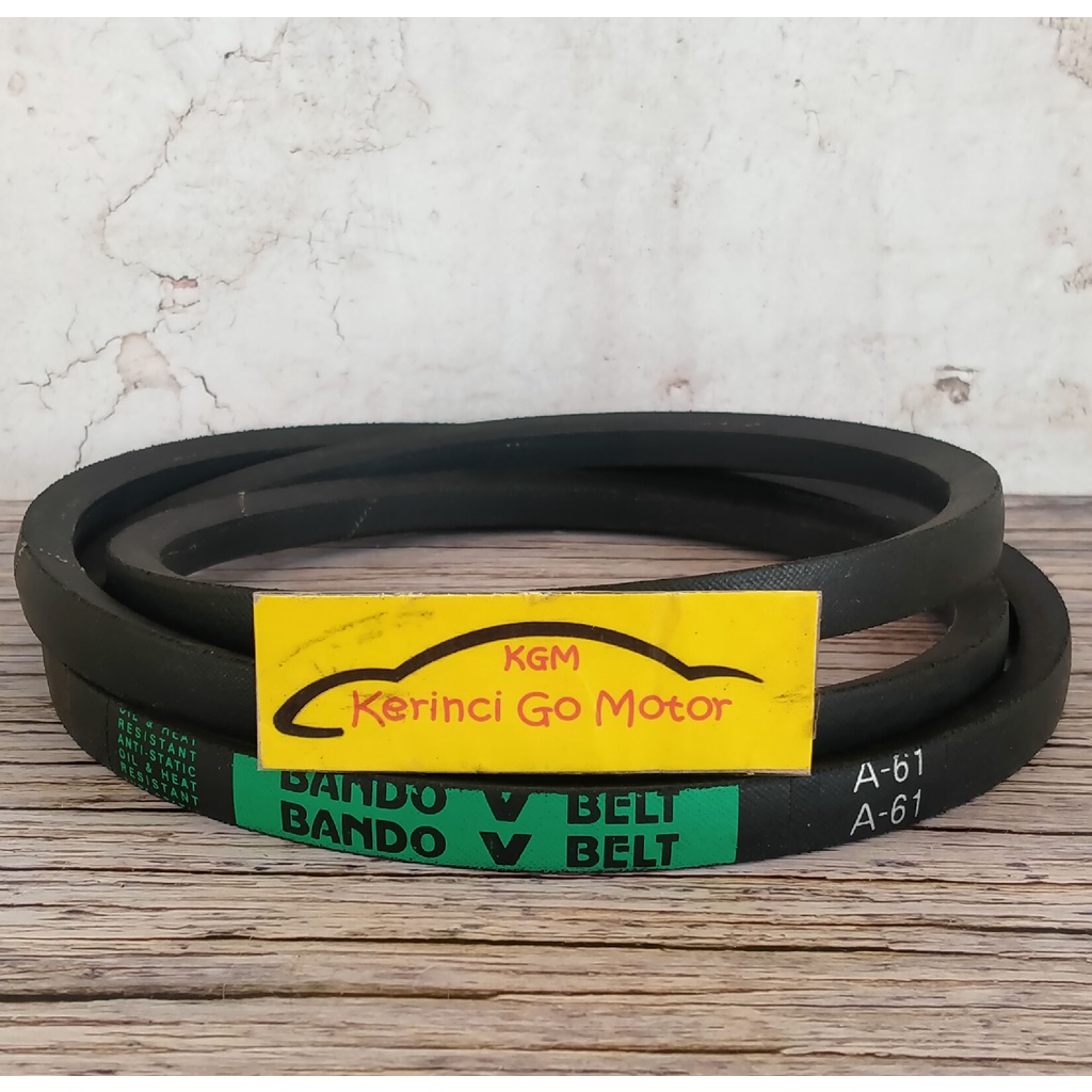 BANDO VAN BELT A-61 V BELT TALI KIPAS A61 FAN BELT VANBELT POLOS A-61