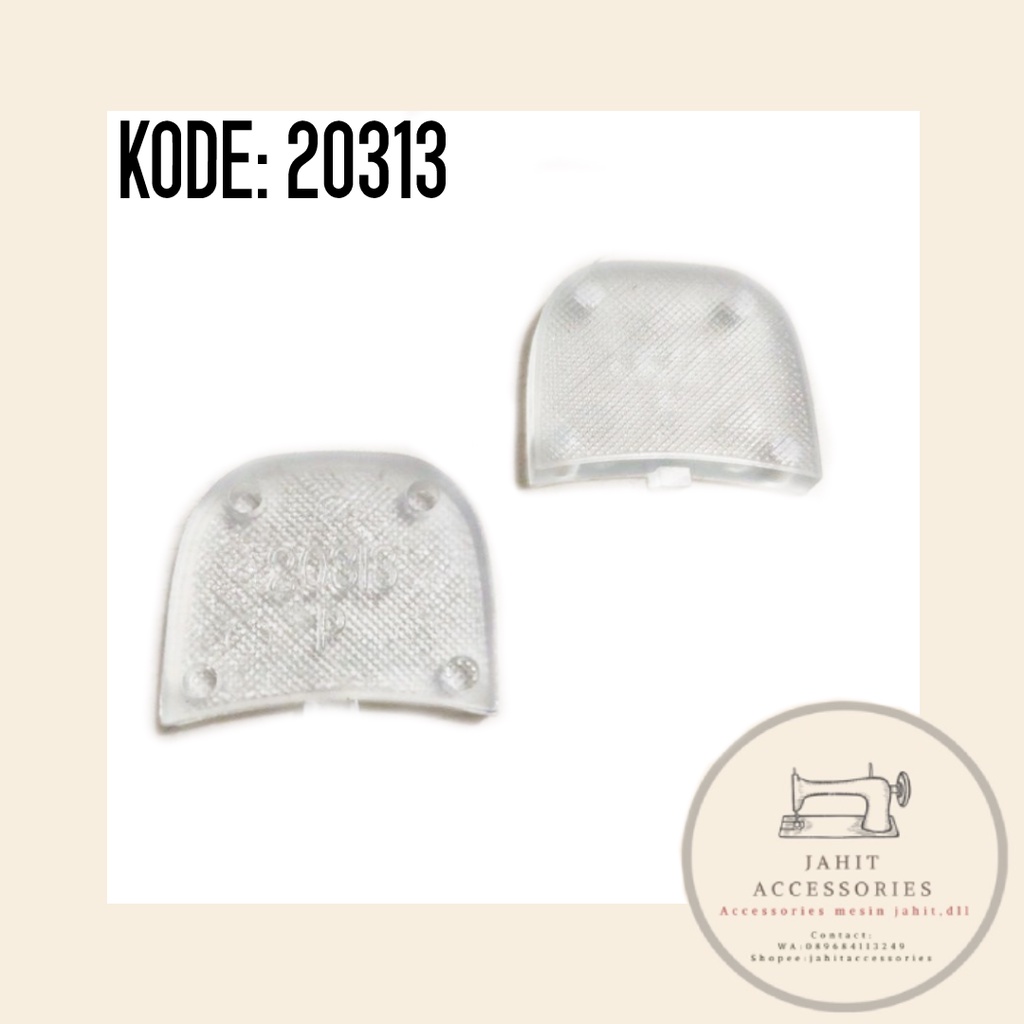 Tutup Alas Hak Kaca Tinggi / Heels (Kode 20313) Heel Tip Perawatan Aksesoris Alas Sepatu Hak Wanita