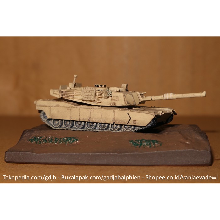 Miniatur Tank - Diecast Kapal Perang - Diecast Mobil Perang Wtm 1/144 - M1 Abrams - World Tank