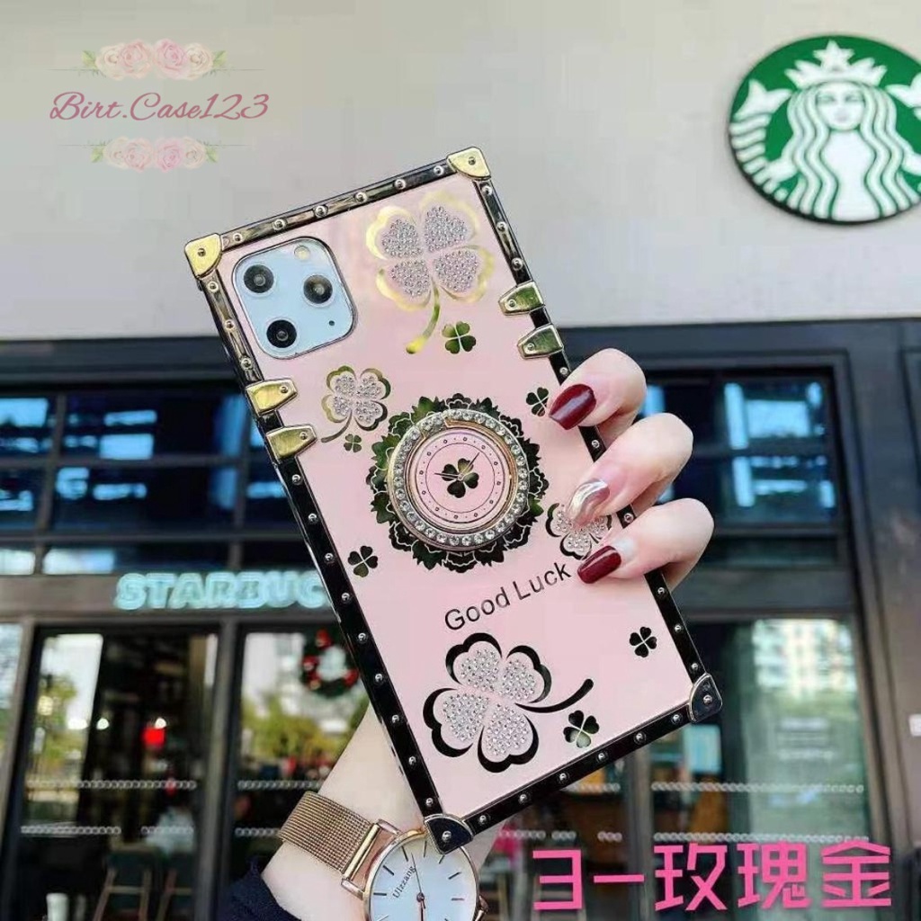 Y006 CASE OLIVIERA SQUARE KOTAK BEAUTY CASE BRAND GOLDEN STAND XIAOMI REDMI 9A 9C BC6238