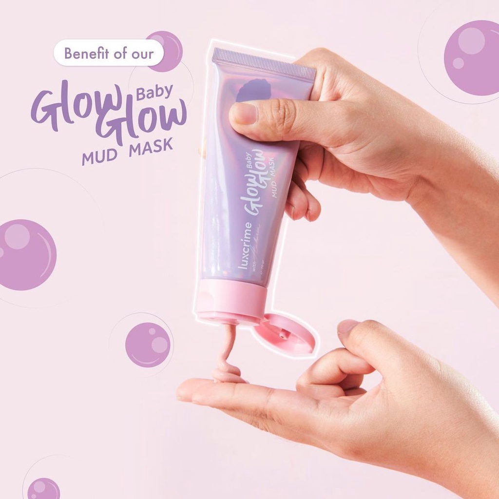 Luxcrime x Awkarin Glow Baby Glow Mud Mask