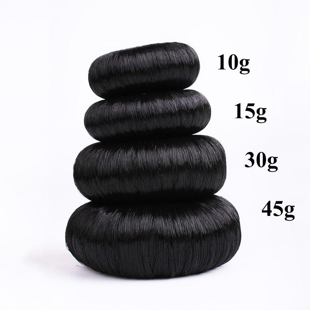 Nickolas1 Cincin Rambut Wanita Elegan Coklat Rambut Wig Hair Clip Hitam Bun Maker