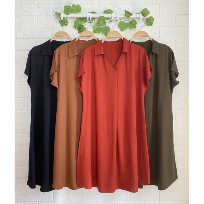 DRESS WANITA KIMMIE/DRESS SANTAI/DRESS FIT XL